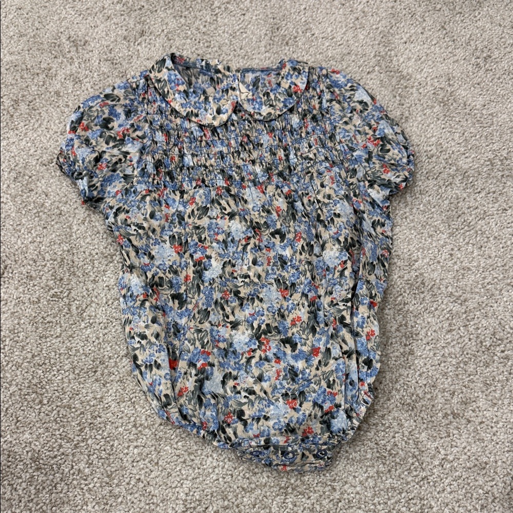Mon Amie baby girl floral romper size 24 months